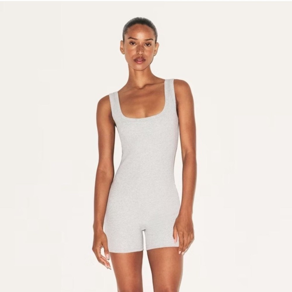 Skims Cotton Ribbed Onesie